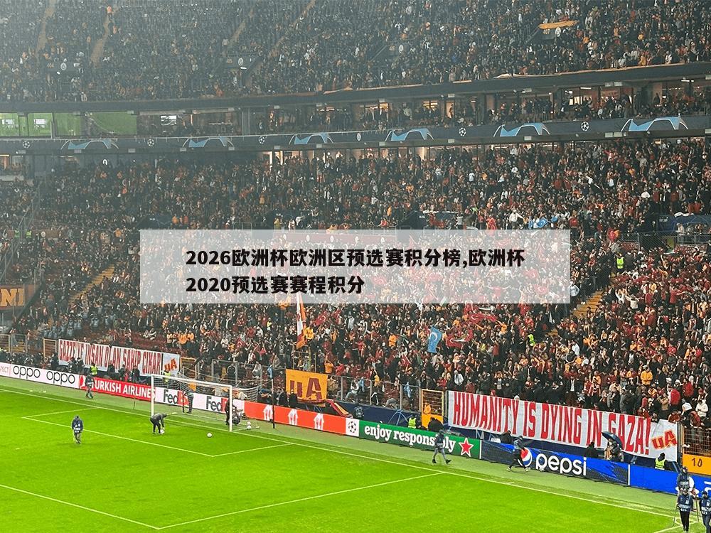 2026欧洲杯欧洲区预选赛积分榜,欧洲杯2020预选赛赛程积分