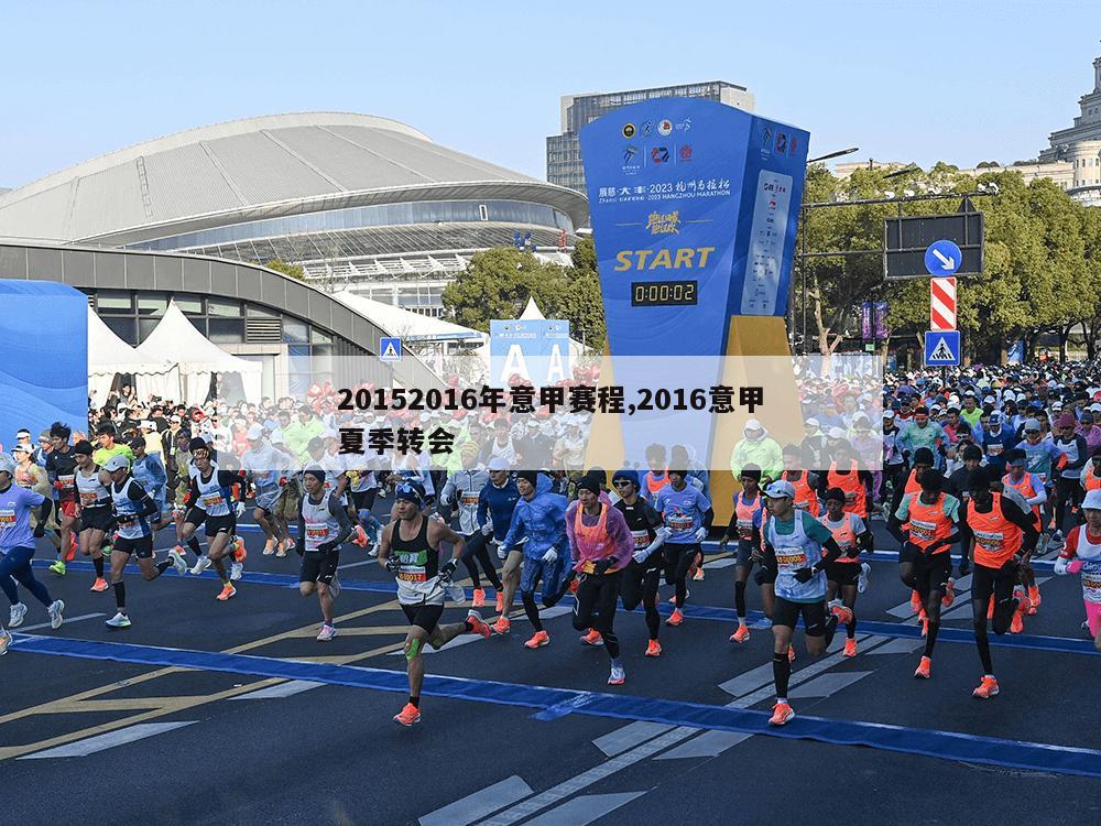 20152016年意甲赛程,2016意甲夏季转会